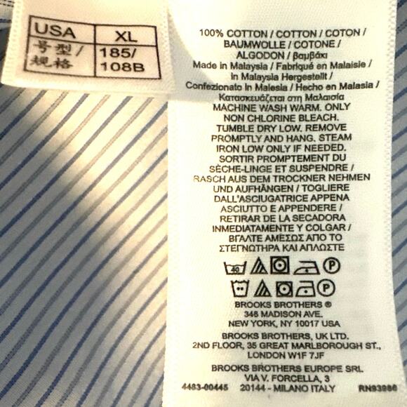 Brooks Brothers Red Fleece XL long sleeve button down mint condition 100% Cotton - Picture 4 of 10